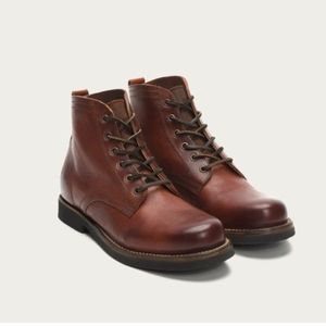 Frye Roland Lace Up Men's Boots, Size 10.5